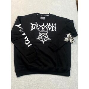 Dixxon Flannel Co. Sweatshirt Mens 2X Black Graphic Print Pentagram Fleece Lined